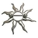Janet Jackson Nipple Ring from Super Bowl XXXVIII Sterling Silver Nipple Ring / Shield, in 14g (Gauge), Sold Individually