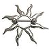 Janet Jackson Nipple Ring from Super Bowl XXXVIII Sterling Silver Nipple Ring / Shield, in 14g (Gauge), Sold Individually