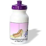 Londons Times Funny Food Coffee other Digestibles - Hot Dog At Therapist Inner Chili - Water Bottles