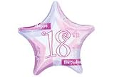 Birthday Shimmer Pink 18th Single Age Balloon Gift