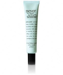 philosophy - never let them see you shine - oil and shine control velvet touch primer