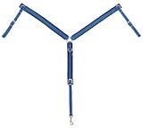 WEAVER BLUE NYLON HORSE TACK BREAST COLLAR BREASTCOLLAR
