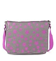 Star Print Messenger Bag