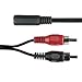 2 x RCA phono plugs - 3.5mm stereo socket, 0.2m, bag and header