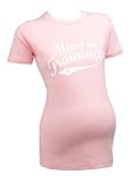 Mum in Training Top, Funky Maternity Clothes, Pink, S/M