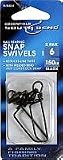 South Bend Sporting Good B/biss-6 B.b Snap Swivel 3ea Sz-6 (PACK OF 12)