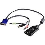 USB Virtual Media KVM Adapter Cable with Audio Cpu Module
