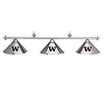 Washington Huskies Chrome Pool Table Light