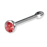Swarovski PADPARADSCHA Nose Bone