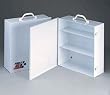 3 Shelf industrial cabinet- empty metal case w/ swing out door- 13-7/16 in. x16 in. x5-1/2 in. - 1 ea. At Home Emergency