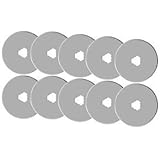10 Pcs 60 mm Rotary Cutter Refill Blade Include Free Snap-Close Case Sewing Quilting Fits Olfa Fiskars DRITZ Clover Cutter Good Craft and DIY Ideas