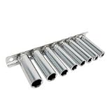 9 PC 1/4" DEEP CHROME SOCKET SET MM