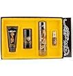 Ed Hardy by Christian Audigier for Men King Dog 4 Piece Set Includes: 3.4 oz Eau de Toilette Spray + 0.25 oz Eau de Toilette Spray + 3.0 oz Hair & Body Wash + 2.75 oz Deodorant Stick Alcohol Free