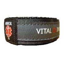 Adult ID Bracelet - Vital ID Bracelet - CHARCOAL