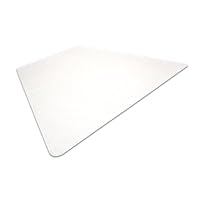 Cleartex AdvantageMat PVC Chair Mat for Medium Pile Carpets - up to 3/4 Inch Thick, Clear 60 x 46 Inches, (1115230TR)
