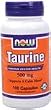 NOW Taurine Free-Form Amino Acid 500 mg - 100 capsules