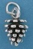 Small Pine Cone Charm