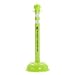 Mr. Chain 99979 Plastic School Safety Stanchion with Reflective Stripe and School Crossing Decal, 3" Diameter x 41" Height, Green