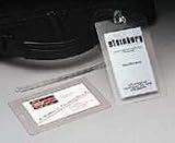 ID Luggage Tags with Straps, Clear, 5 Tags/pack - Same Day Shipping (orders by 3 pm), Next Day Delivery (in most cases)