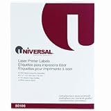 Laser Printer Permanent Labels, 4 x 1-1/3 Label Size, White, 100 Shts., 140
