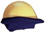 Allsafe SMC Blue Half Face Knit Wool Over Cap Rim Liner