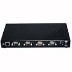 Quatech QSE-100D - Device server - 4 ports - RS-232 - external