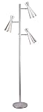 Adesso Dart Tree Floor Lamp, Steel
