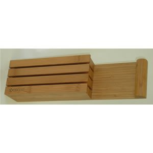 Kyocera KBLOCK3 Bamboo 3-Slot Knife Block
