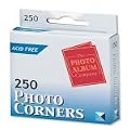 Photo Album Company Photo Corners Self-Adhesive Vinyl Clear Ref PC2500 [Pack 250] (PC2500)