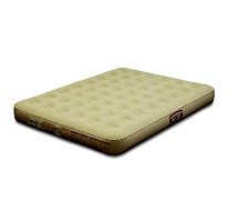 Ez Inflate Queen Size Suede Airbed With Built in Pump