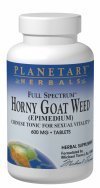 Planetary Formulas Horny Goat Weed 600Mg Full Spectrum Std 10% Flavonoids As Icariin 45 Tabs