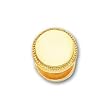 Gold-plated Four Piece Polished Beaded Tuxedo Studs