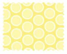 SheetWorld Pastel Yellow Bubbles Woven Fabric - By The Yard