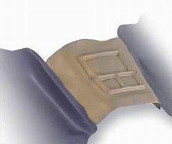 Nifty Catch-All Xtreme Premium Vehicle Floor Protection Center Hump Mat Ford F150 2004 to 2008 Tan - SuperCrew 2 & 4WD - No Floor Shift - With Center Console