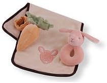 Miyim Organic Baby Bunny Plush Toy Gift Set