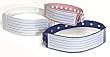 ^Insert-Style ID Bands - Adult - White Min.Order is 1 BX ( 250 Each / box; )