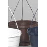 RS 11418 Blumenampel Komet 20 cm braun mit montiertem Untersetzer