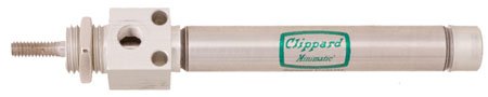 5/16 Bore x 1/2 Stroke, Double Acting, Stud Mount, Clippard Stainless Steel Pneumatic Cylinders (1 Each)