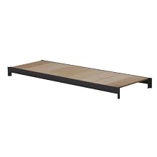 Sandusky Lee 72BK Black Heavy Duty Welded Steel Storage Rack with Extra Level Particle Board, 72" Length x 24" Width x 72" Height