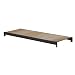 Sandusky Lee 72BK Black Heavy Duty Welded Steel Storage Rack with Extra Level Particle Board, 72" Length x 24" Width x 72" Height