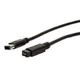 Comprehensive Video Group Premium IEEE-1394 Firewire 800 9 Pin Plug to 6 Pin Plug, 15 ft. Cable.