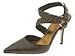 Joey O Crystalize | High Heels Brown Distressed Leather