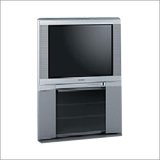 Ameriwood Industries ST3662-GUS - Gusdorf Collection 36 Toshiba TV Stand - Silver
