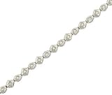 Bezel Set Dmd Bracelet in an Oval & Triangular Setting