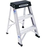 Werner 150B 300-Pound Duty Rating Aluminum Step Stool, 2-Foot