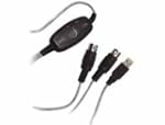 M-Cab USB Midi CAble, macho/hembra, 2 m