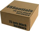 Essentials Bulk 1 Black Hardware-25sets