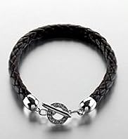 Autograph Plaited Diamanté Bracelet