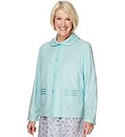 Round Collar Jacquard Towelling Bed Jacket