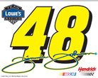 Jimmie Johnson Number Ultra Decal